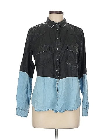 Zara Long Sleeve Button-Down Shirt (view 1)