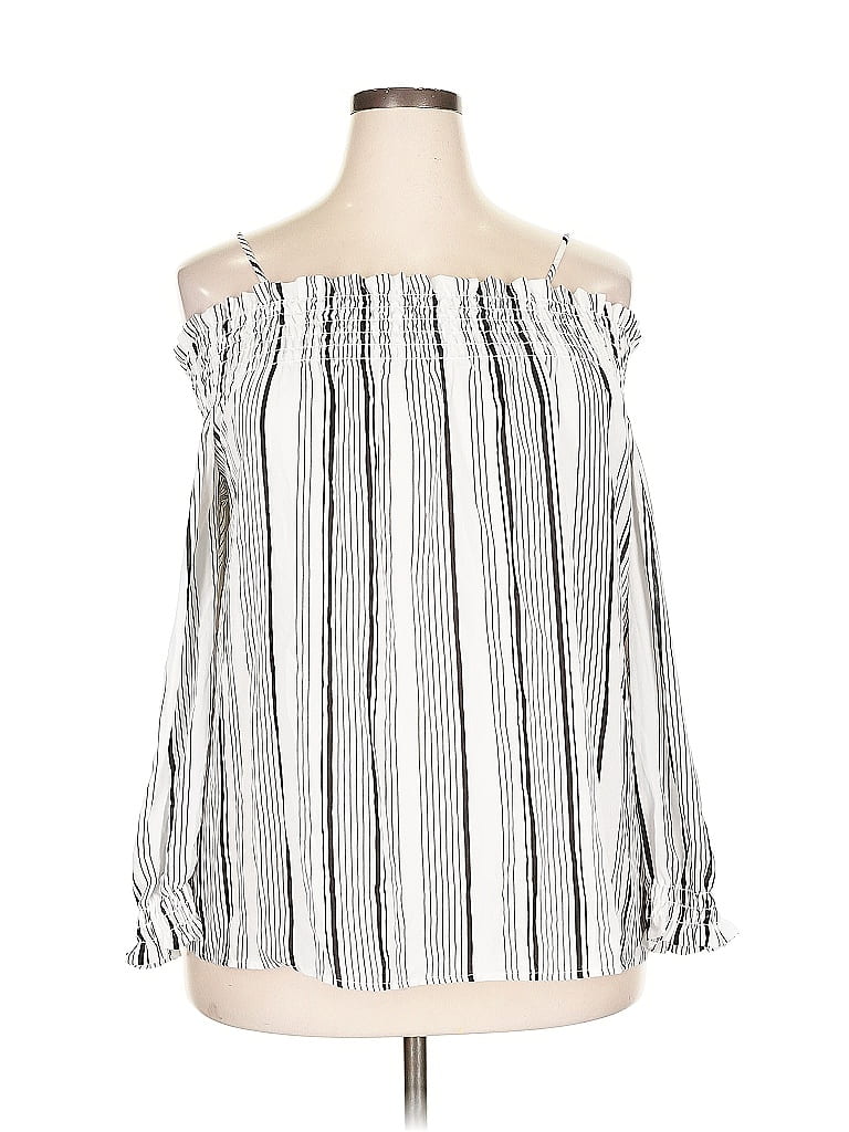 Click to view more detailed imagery on our partner's website Pre-owned Bp. Sleeveless Blouse In White