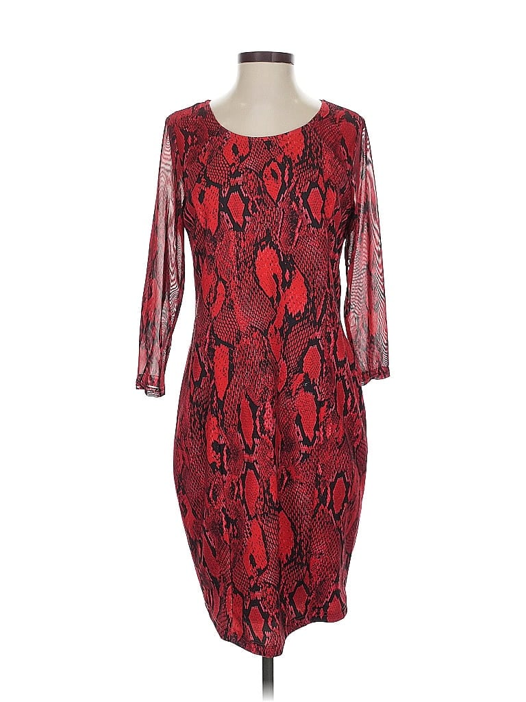 Click to view more detailed imagery on our partner's website Pre-owned New York And Company Cocktail Dress In Red