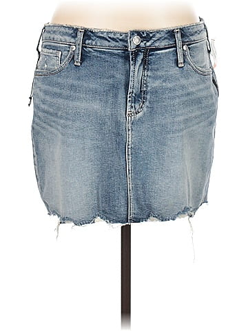 Silver Jeans Co. Denim Skirt (view 1)