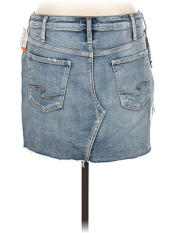 Silver Jeans Co. Denim Skirt (view 2)