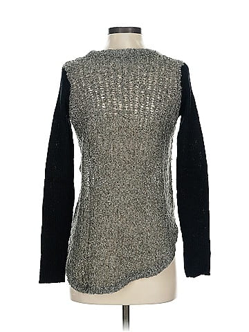 Gray Saks Fifth Avenue Pullover Sweater (view 2)