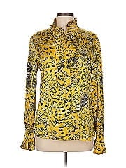 St. John Long Sleeve Silk Top