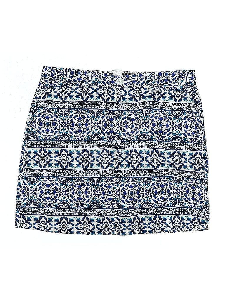 Pre-owned Croft & Barrow Casual Skirt In Blue