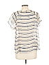 Soprano 100% Polyester Ivory Short Sleeve Blouse Size M - photo 2