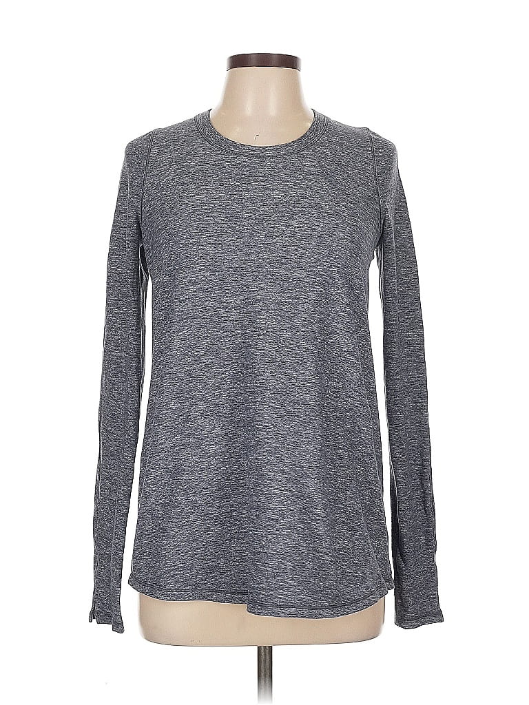 Pre-owned Lululemon Athletica Pullover Sweater In Gray