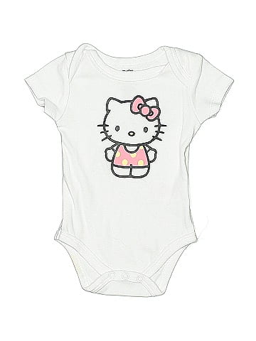 Hello Kitty Short Sleeve Onesie (view 1)
