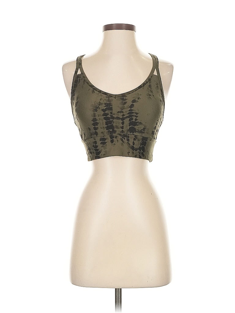 UNBRANDED Pre-owned Tank Top Green Strapless Neckline Tops