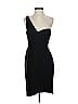 BCBGMAXAZRIA Solid Black Cocktail Dress Size 4 - photo 1