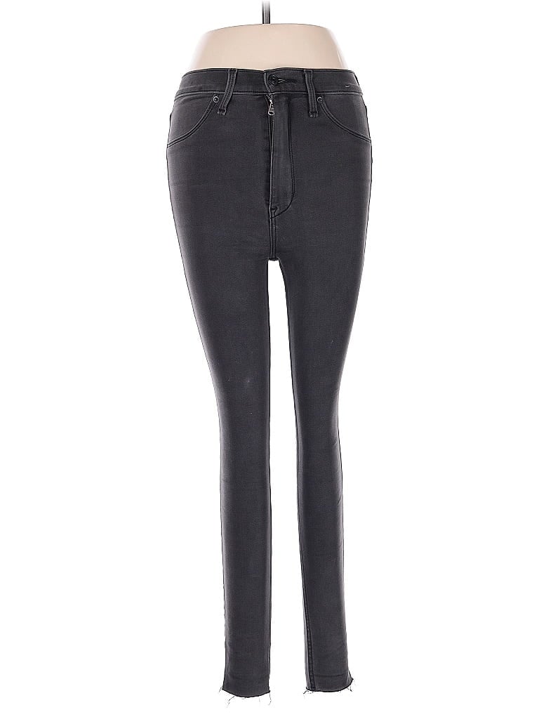 Pre-owned Abercrombie & Fitch Jeggings In Gray