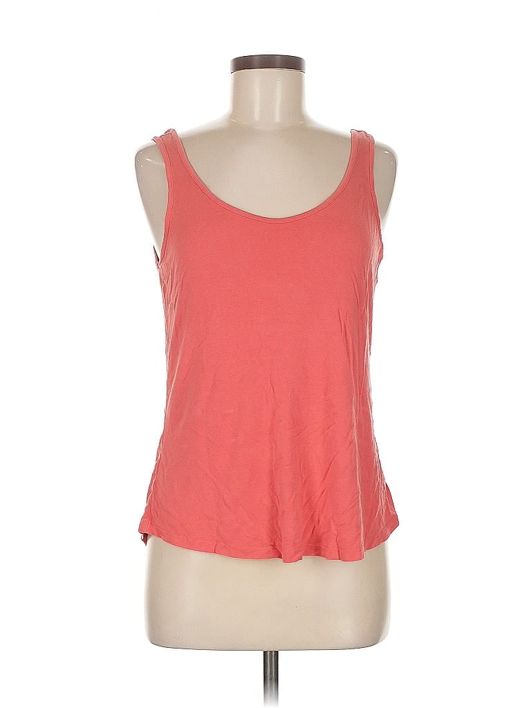 Click to view more detailed imagery on our partner's website Pre-owned Ultra Flirt Tank Top Orange Sweetheart Neckline Tops