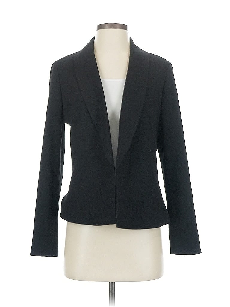 Pre-owned Chico's Blazer Jacket In Black