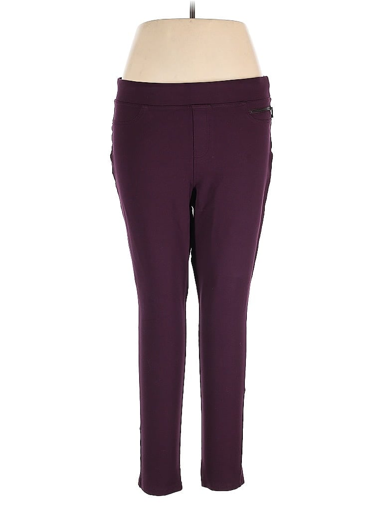 Click to view more detailed imagery on our partner's website Pre-owned Dkny Jeans Active Pants In Burgundy