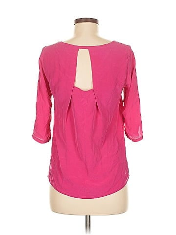 IKKS 3/4 Sleeve Silk Top (view 2)