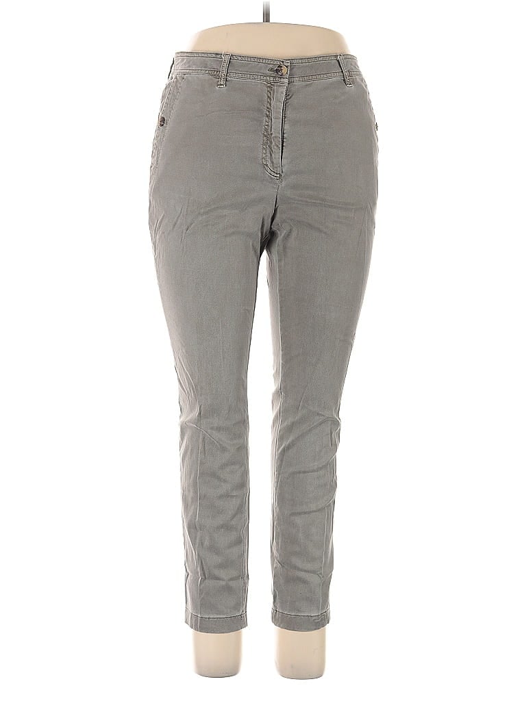 Pre-owned Jjill Casual Pants In Gray