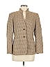 Talbots 100% Wool Houndstooth Tan Wool Blazer Size 8 (petite) - photo 1