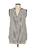 H&M Silver Black Sleeveless Top Size S - photo 1