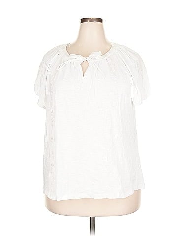 Style&Co Short Sleeve Blouse (view 1)