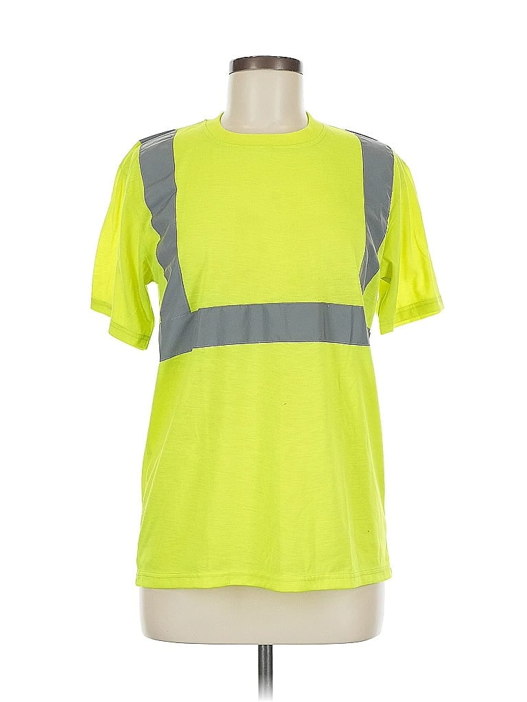 Pre-owned Assorted Brands Active T-shirt In Yellow