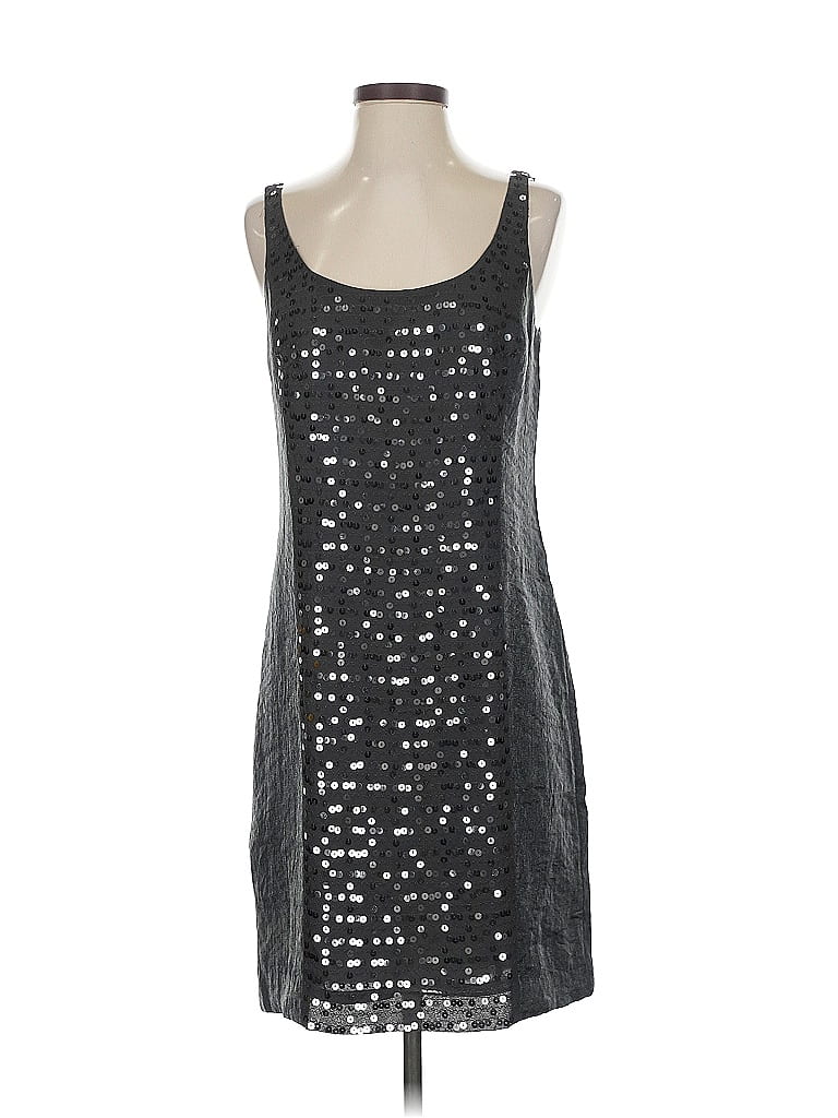 Pre-owned Ann Taylor Factory Cocktail Dress In Silver