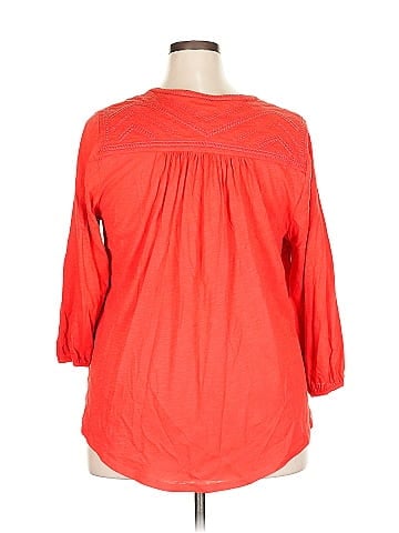 Lucky Brand 3/4 Sleeve Blouse (view 2)