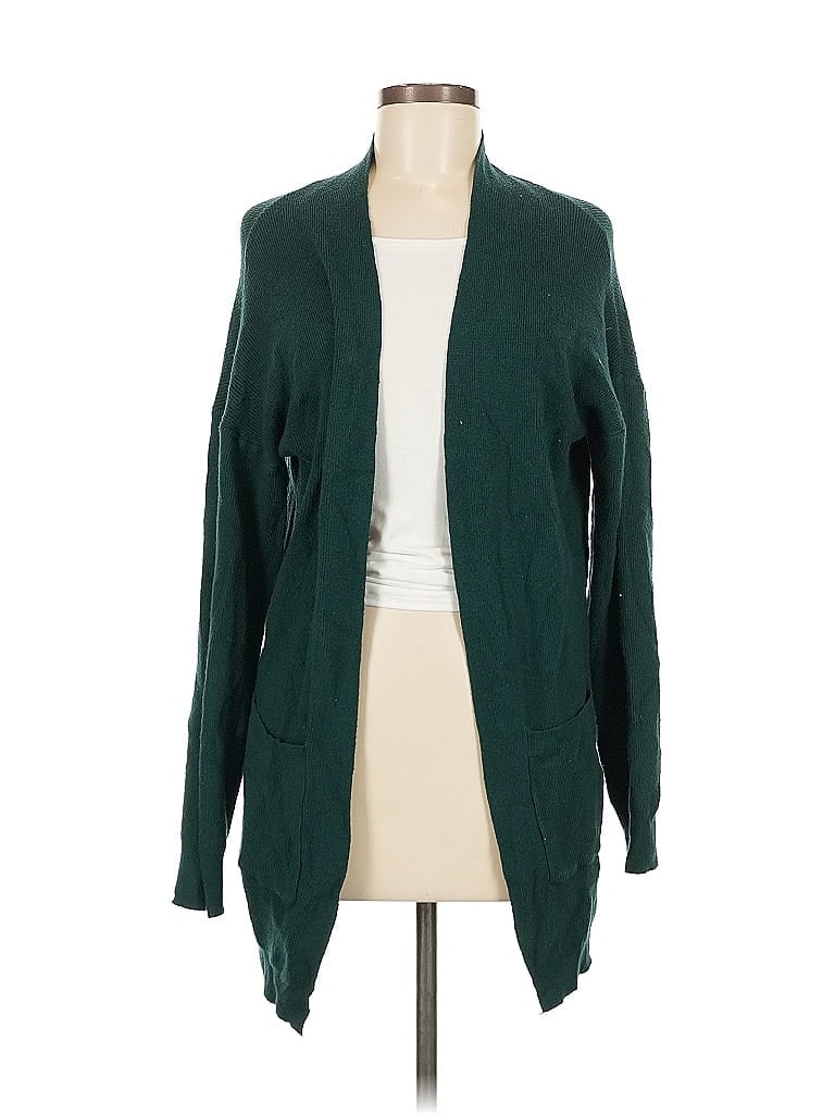 Pre-owned Assorted Brands Cardigan Sweater In Green
