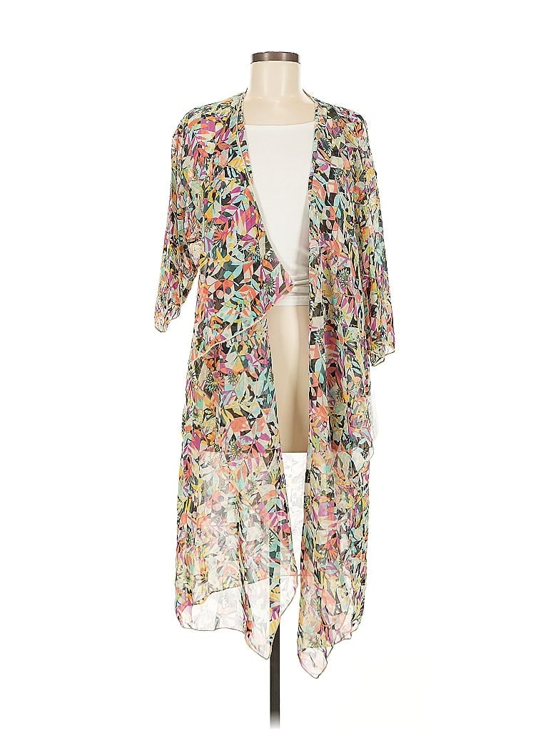 Pre-owned Lularoe Kimono In Pink