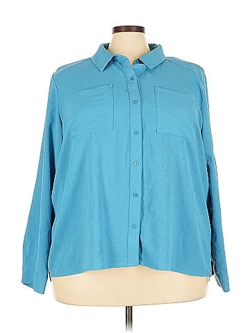 Calvin Klein Long Sleeve Blouse (view 1)