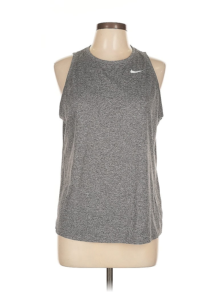 NIKE Pre-owned Active Tank Top In Gray