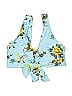 Unbranded Floral Blue Swimsuit Top Size S - photo 1
