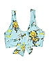 Unbranded Floral Blue Swimsuit Top Size S - photo 2
