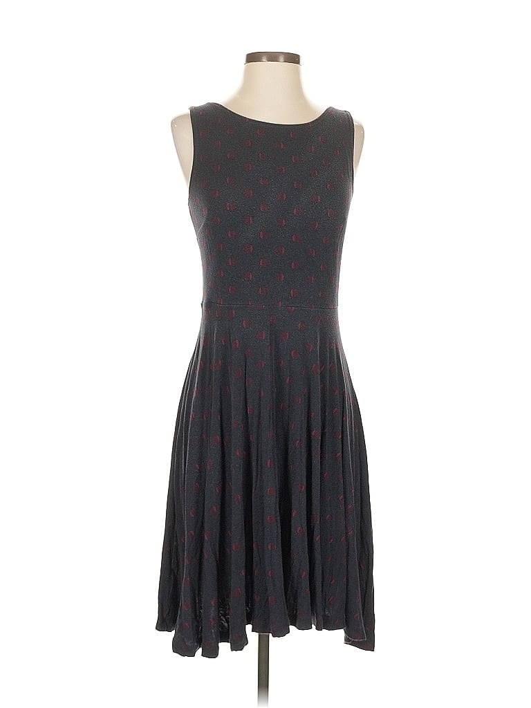 Pre-owned Ann Taylor Loft Casual Dress In Gray