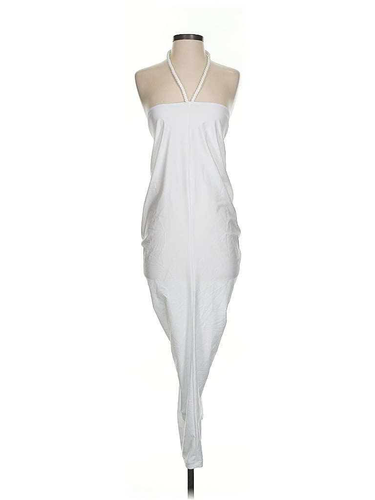 Pre-owned Unbranded Cocktail Dress In White