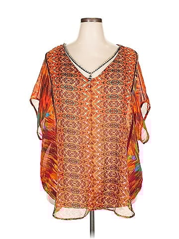 NY Collection 3/4 Sleeve Blouse (view 1)