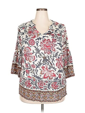 Lucky Brand 3/4 Sleeve Blouse (view 1)
