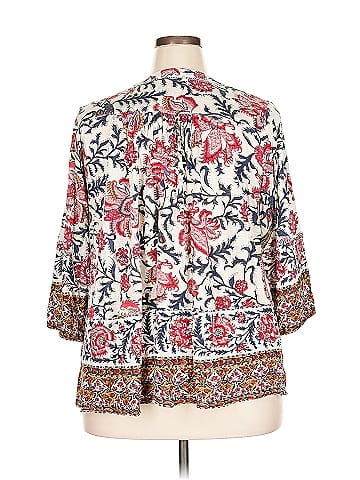 Lucky Brand 3/4 Sleeve Blouse (view 2)