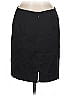 Larry Levine Solid Black Casual Skirt Size 8 - photo 2