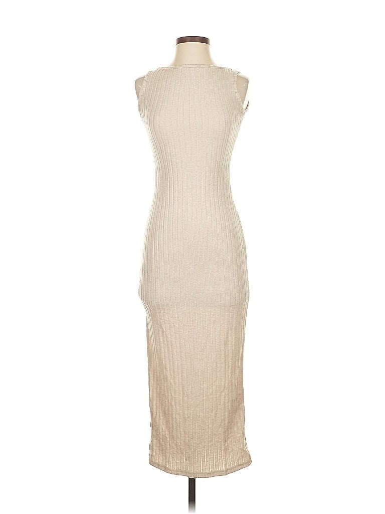 Pre-owned Shein Casual Dress In Brown