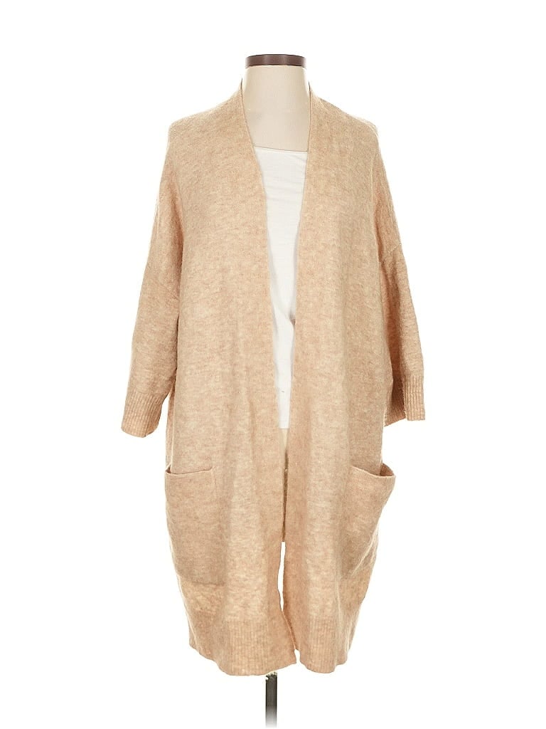 Pre-owned Charli Wool Cardigan Sweater In Brown