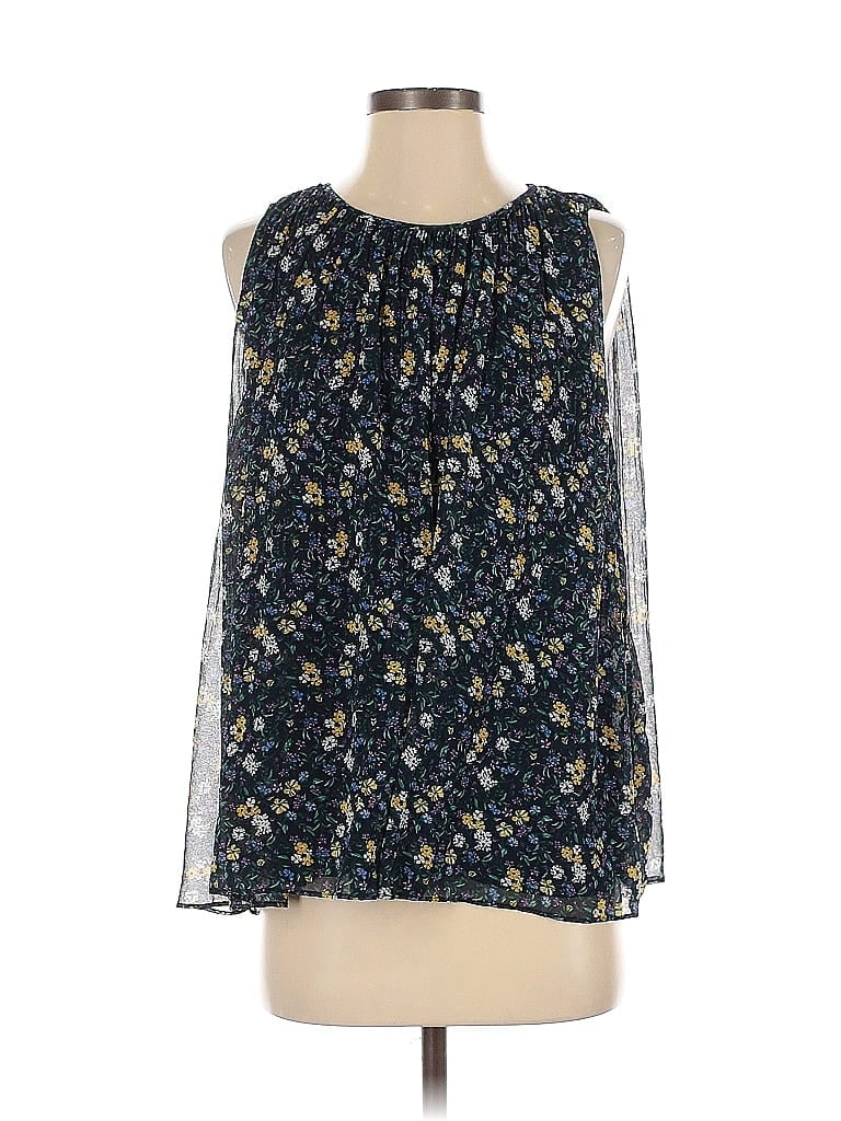 HALOGEN Pre-owned Sleeveless Blouse In Green