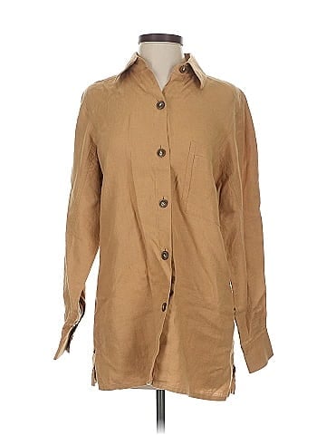 Linda Allard Ellen Tracy 3/4 Sleeve Button-Down Shirt (view 1)