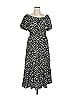 Kindred 100% Rayon Polka Dots Black Casual Dress Size 1X - photo 1