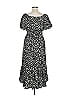 Kindred 100% Rayon Polka Dots Black Casual Dress Size 1X - photo 2