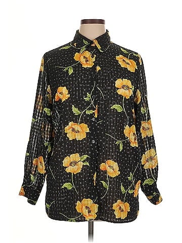 Alfred Dunner Long Sleeve Polo (view 1)