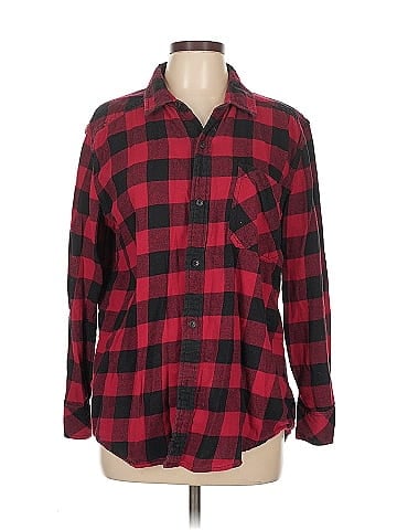 TNA Long Sleeve Button-Down Shirt (view 1)