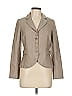 Rebecca Taylor Tweed Tan Wool Blazer Size 6 - photo 1