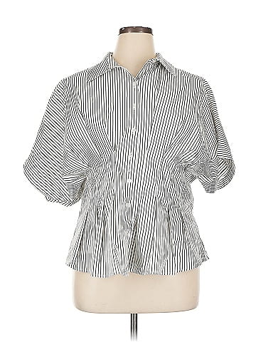 EXQUISE Short Sleeve Blouse (view 1)