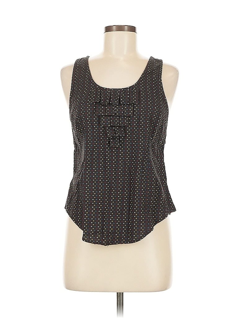 Pre-owned Silence And Noise Sleeveless Top Black Halter Neckline Tops