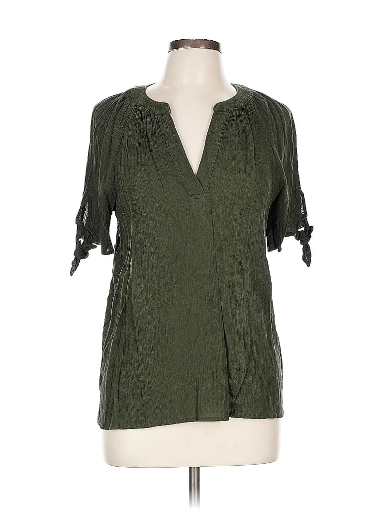 MICHAEL MICHAEL KORS Pre-owned Short Sleeve Blouse In Green