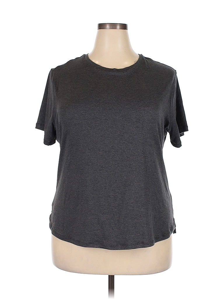 Pre-owned Member's Mark Short Sleeve T-shirt In Gray